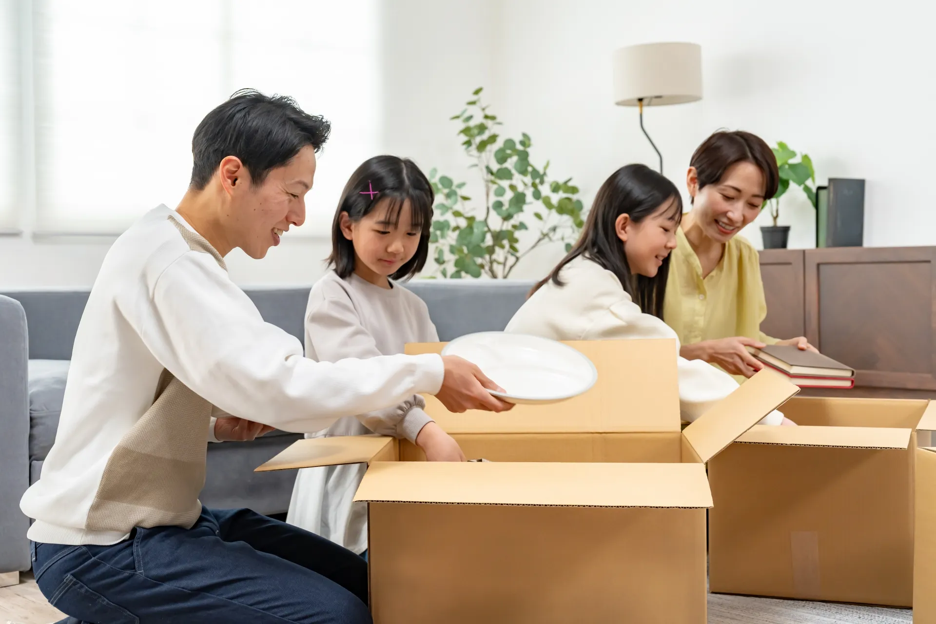 引っ越し準備のイメージ