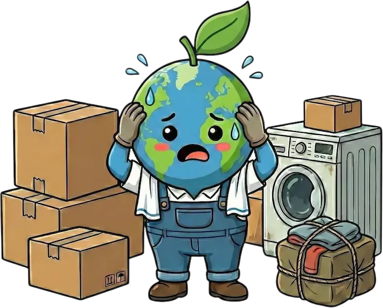 引越しで大量の不用品が出て処分に困っている